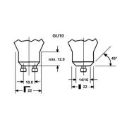 LED lamp SUPERIA RETRO ES50 GU10 4,8 W 940 475 lm dimbaar