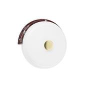 LED wandlamp Trip, bordeauxrood/wit, marmer, glas, 2.700 K