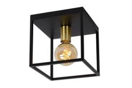 Lucide Ruben - plafondverlichting - 22 x 22 x 22 cm - zwart