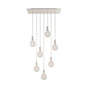 Creative Cables - hanglamp 7L - 67,5 x 130 cm - wit