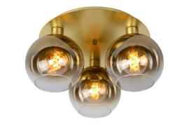 Lucide Marius - plafondverlichting - Ø50 x 22 cm - mat goud/messing