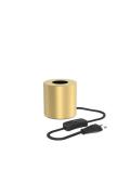 Calex Rond - tafellamp - Ø 8,5 x 8,5 cm - goud