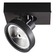 VK Lighting Kylos - opbouwspot - 15,5 x 12 x 12,9 cm - zwart