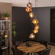 Vico Stellar - hanglamp - Ø 40 x 280 cm - oud zilver