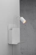 Nordlux Roomi - wandlamp met schakelaar en dubbele USB-poort - 16,5 x ...
