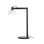 Faro Tatawin - tafellamp - 25 x 45,4 x 57,5 cm - zwart en melkglas