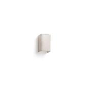 Faro Otton - wandlamp - 10,5 x 12,5 x 20 cm - lichte jute