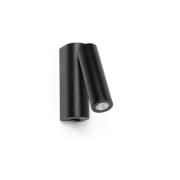 Faro Rob - wandlamp - 3,5 x 15,5 x 11 cm - 3W LED incl. - zwart