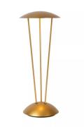 Lucide Renee - oplaadbare tafellamp - Ø 12,3 x 31 cm - 2,2W dim to war...