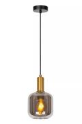 Lucide Joanet - hanglamp - Ø 16 x 162 cm - gerookt