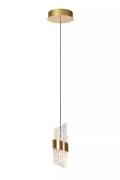Lucide Kligande - hanglamp - Ø 13 x 150 cm - 9W LED incl. - goud