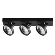 VK Lighting Kylos - opbouwspot 3L - 50,5 x 12 x 12,9 cm - zwart