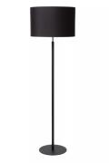 Lucide Maya - vloerlamp - Ø 45 x 150 cm - zwart