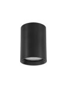 Nova Luce Loyd - opbouwspot - Ø 6 x 8 cm - zwart