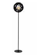 Lucide Hannelore - vloerlamp - Ø 30 x 149,6 cm - zwart