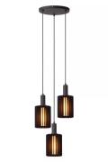 Lucide Lambres - hanglamp - Ø 40 x 164 cm - zwart