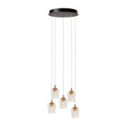 Lucide Berliane - hanglamp - Ø 34 x 164,5 cm - 5 x 4W dimbare LED incl...