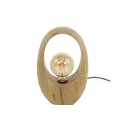 Vico Arch Wood - tafellamp - 20 x 13 x 30 cm - bruin