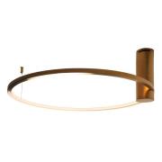 Maxlight Queen - plafondlamp - Ø 60 x 20 cm - 15W LED incl. - geborste...