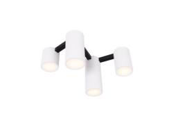 Maxlight Laxer - plafondlamp - 62 x 33 cm - zwart en wit