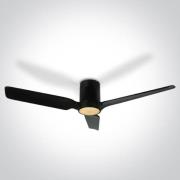 ONE Light Black Body - plafondventilator met licht en afstandsbedienin...