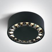 ONE Light Dark Light Mirror Cylinders - plafondlamp - Ø 16 x 5,8 cm - ...