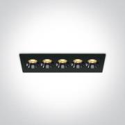 ONE Light Mirror Dark Light Range - inbouwspot - 147 x 45 mm, 140 x 36...