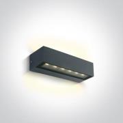 ONE Light Linear Outdoor Series Double Sided - wandlamp - 22,2 x 7 x 5...
