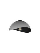 Nova Luce Opsi - plafondlamp - Ø 30 x 15 cm - zandzwart