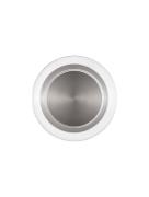 Nova Luce Airida - wandlamp - Ø 17 x 6 cm - 8W LED incl. - zwart nikke...