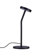 Nova Luce Logos - tafellamp - Ø 14 x 35 cm - 5W LED incl. - zandzwart