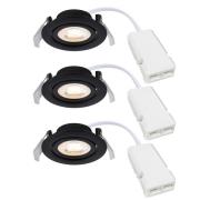 Nordlux Monolo 3-Kit - inbouwspot - Ø 82 mm, Ø 68 mm inbouwmaat - 3 st...