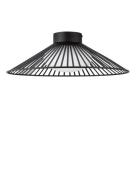 Nova Luce Brume - plafondlamp - Ø 50 x 15 cm - 15W LED incl. - mat zwa...