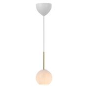 Nordlux Franca 13 - hanglamp - Ø 13 x 27,5 cm - messing
