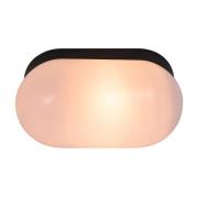 Nordlux Foam - wandlamp - 11,76 x 21,75 cm - IP44 - zwart
