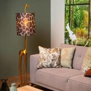 Lucide Extravaganza Miss Tall - vloerlamp - Ø 31,5 x 160 cm - mat goud