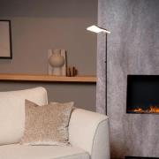 Lucide Aaron - vloerlamp - 20 x 20 x 134 cm - 10W dim to warm LED incl...