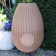 Lucide Colin - oplaadbare vloerlamp buiten - Ø 50 x 79 cm - 3 stap dim...