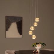 Lucide Cintra - hanglamp - Ø 32 cm x 150 cm - 5 x 4,7W LED incl. - tra...