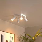 Lucide Clubs - opbouwspot - 24 x 24 x 14,9 cm - wit