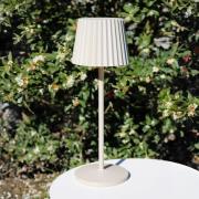 Lucide Justine - draadloze buiten tafellamp met laadstation - Ø 13,5 x...