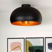 Lucide Sharan - plafondverlichting - Ø 38 x 22,5 cm - zwart