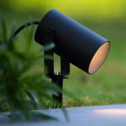 Lucide Taylor - grondspot op piek - Ø 10 x 26 cm - IP65 - zwart