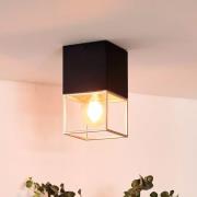 Lucide Rixt - plafondverlichting - 10 x 10 x 18 cm - zwart