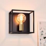 Lucide Ruben - wandverlichting - 22 x 18 x 22 cm - zwart
