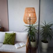 Lucide Nerida - buiten vloerlamp - Ø 35 x 154 cm - IP44 - naturel