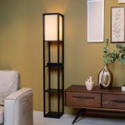 Lucide Menno - vloerlamp - 26 x 26 x 162,7 cm - zwart